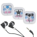 Ear Buds w/Interchangeable Covers Packed in Plastic Box
